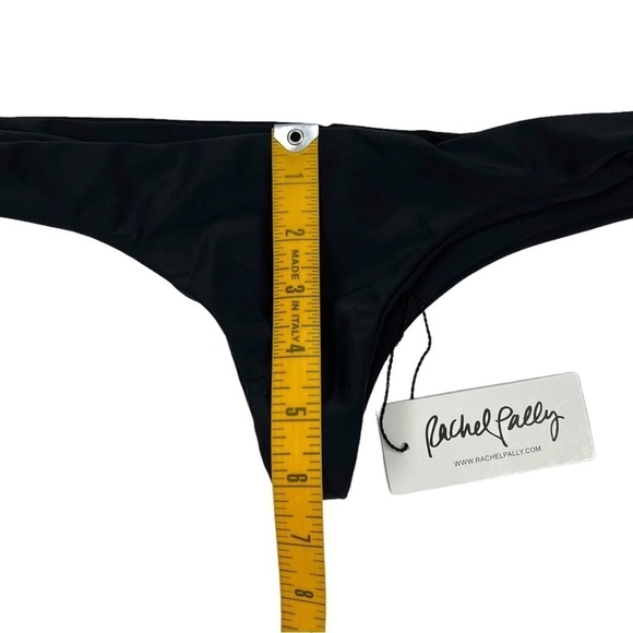 RACHEL PALLY Black Cheeky Skimpy Zanzibar Bikini Bottom Size XS - Picture 7 of 8